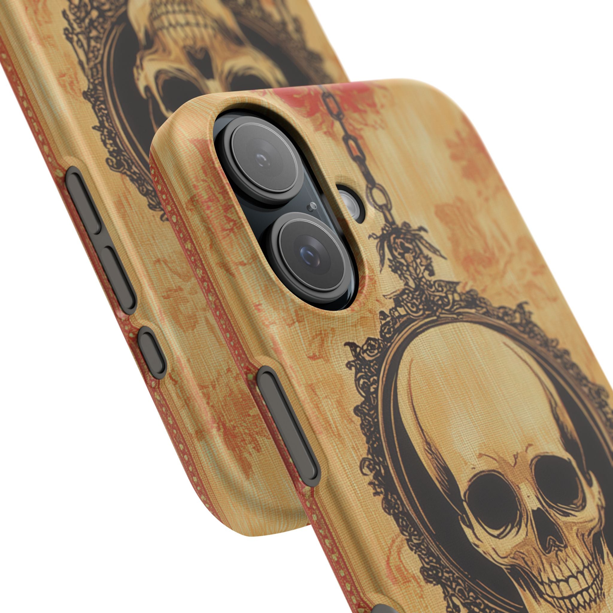 Gothic Skull Elegance iPhone 16 - Slim Phone Case