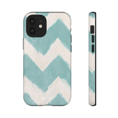 Zigzag Pastel Harmony - iPhone Case