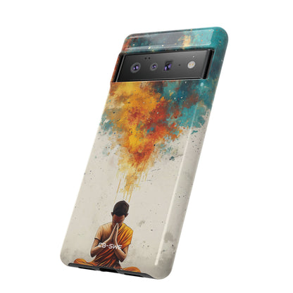 Monk Embracing Enlightenment - Google Pixel Case