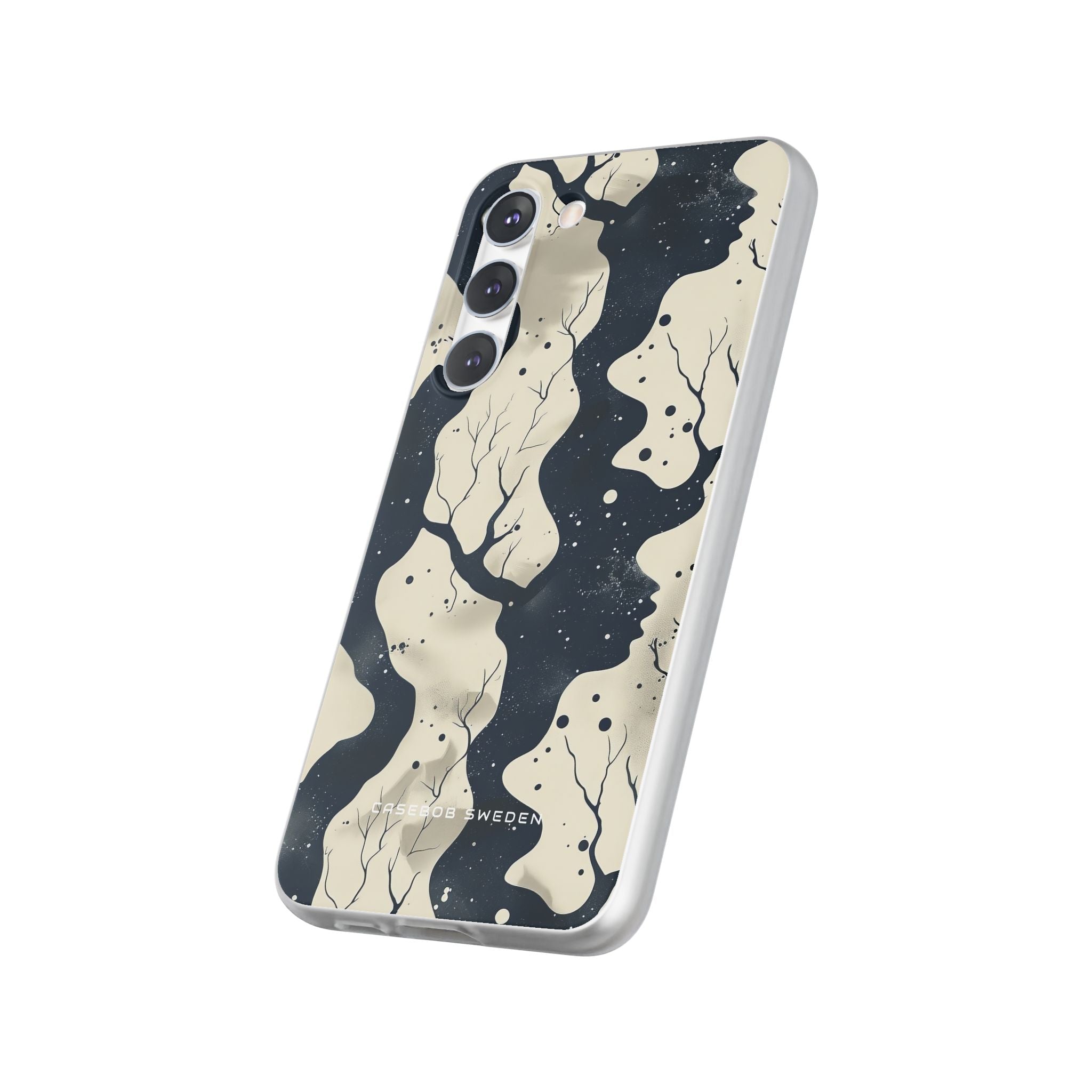 Organic Fluid Silhouettes with Cosmic Depth Samsung S23 - Flexi Phone Case