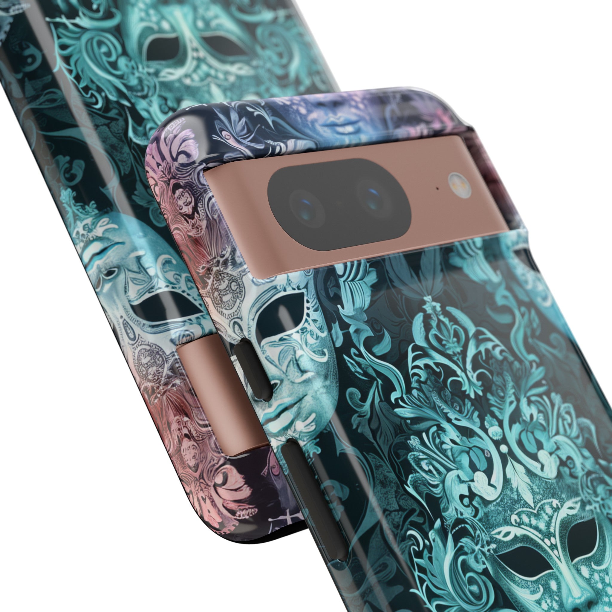 Venetian Mask Pastel Elegance - Protective Phone Case