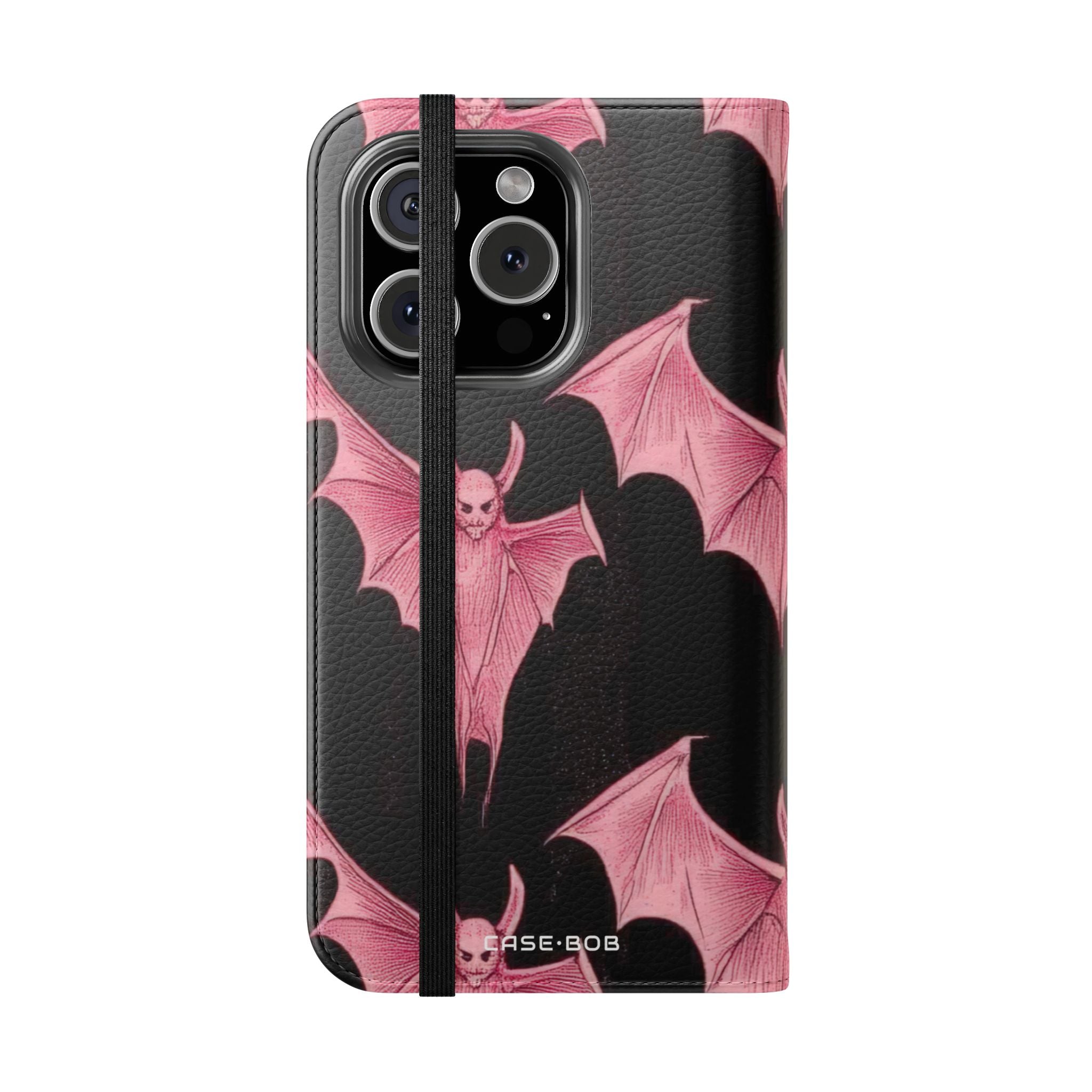 Pink Batwave - iPhone 16 Pro Case - Wallet