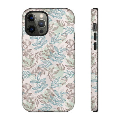 Minty Leaf - Protective Phone Case