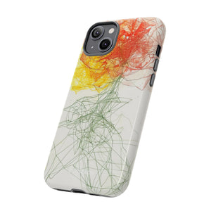 Fiery Blossom | Protective Phone Case for iPhone