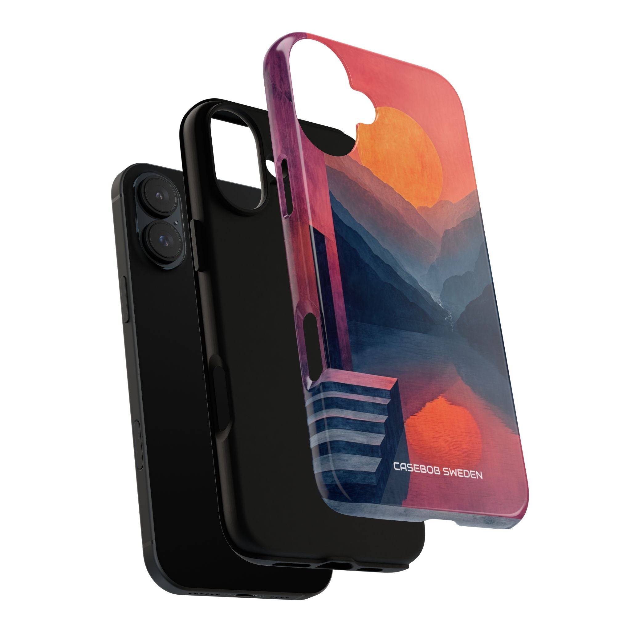 Surreal Sunset Landscape - Tough iPhone 16 Phone Case