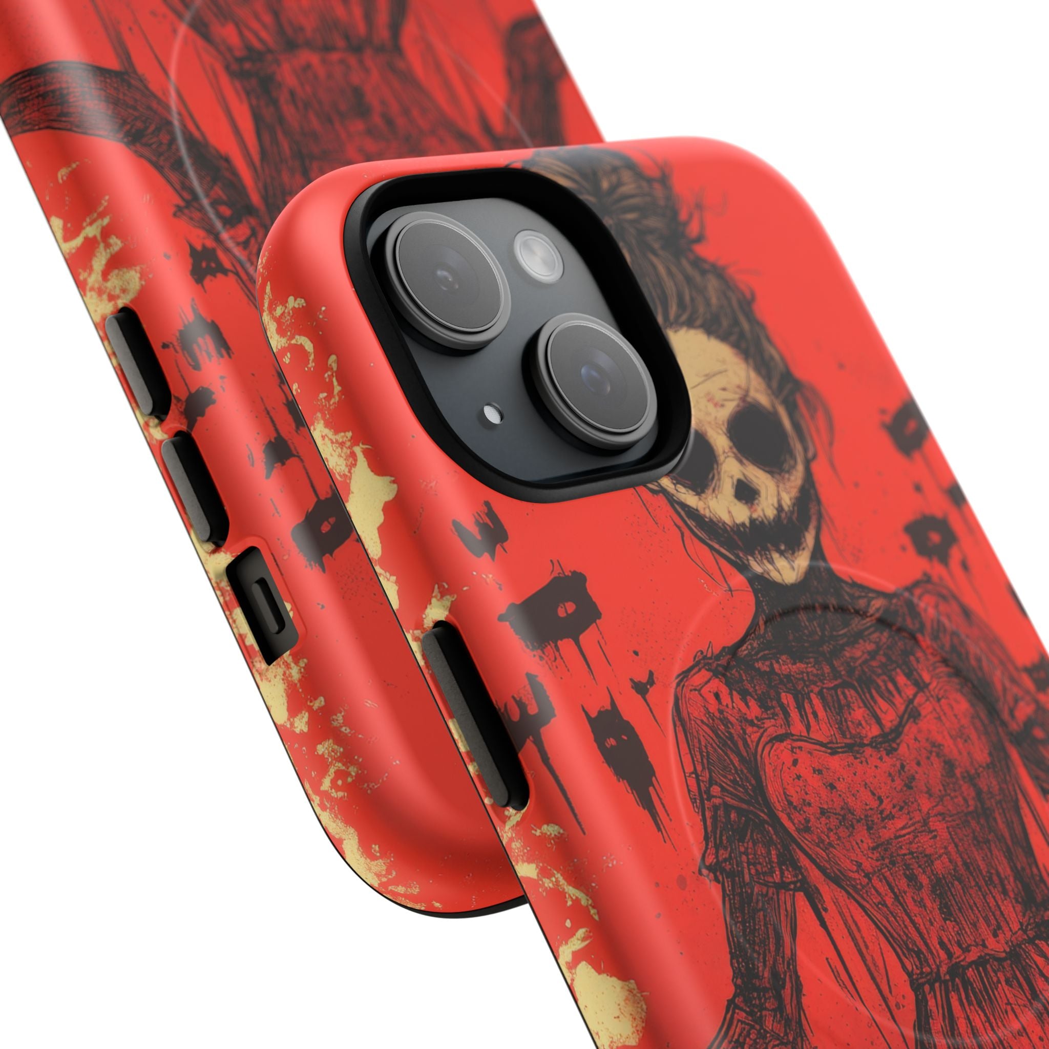 Haunting Scarlet Descent iPhone 15  Tough+ Phone Case