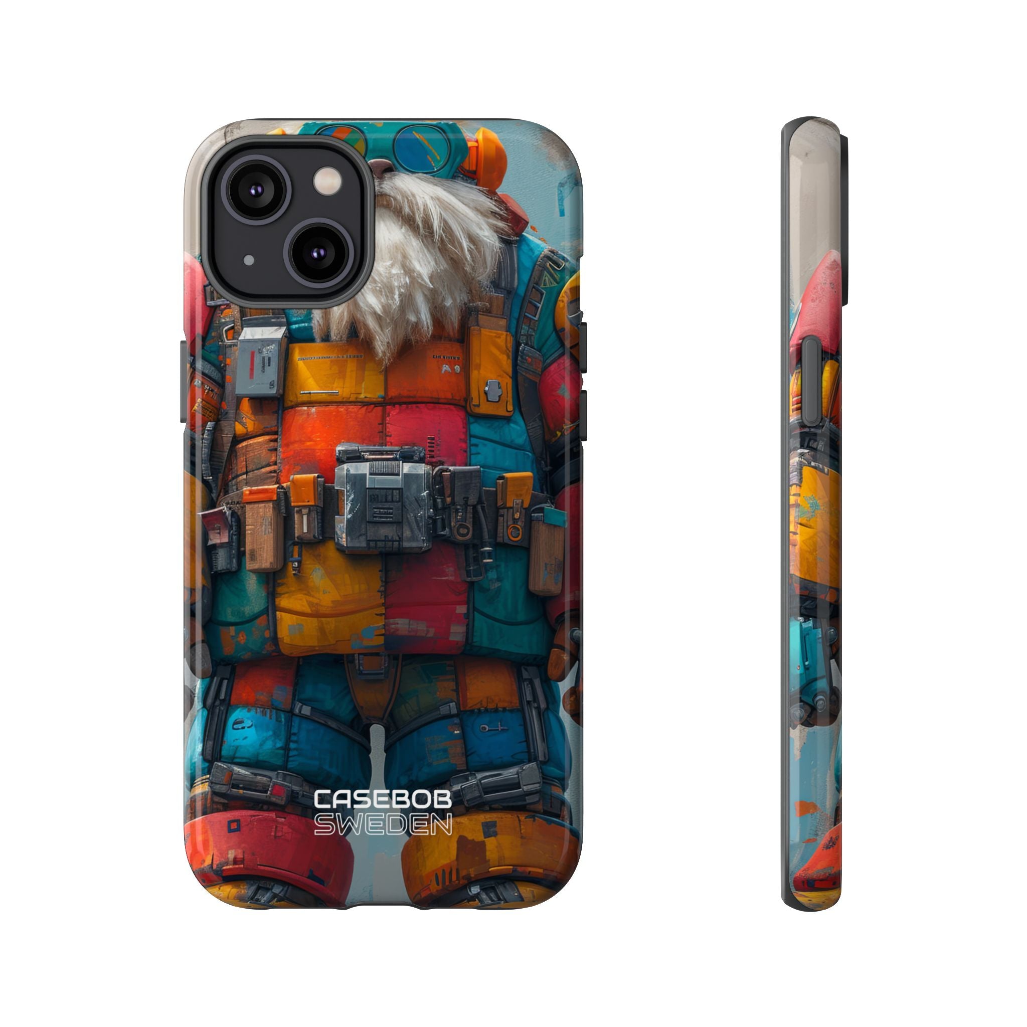 Whimsical Robot Wanderer iPhone 14 - Tough