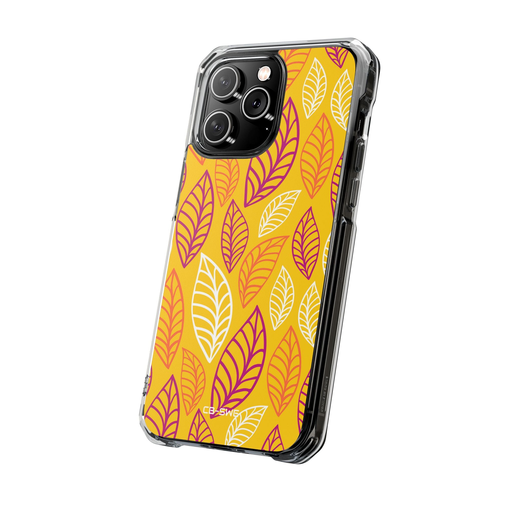 Vibrant Leaf Symphony iPhone Case - Impact