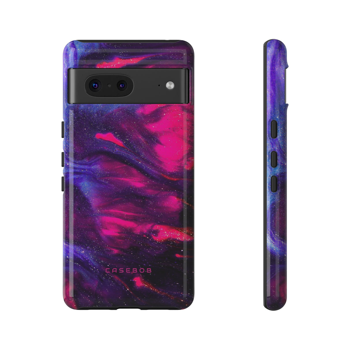 Deep Purple Ink Art - Protective Phone Case