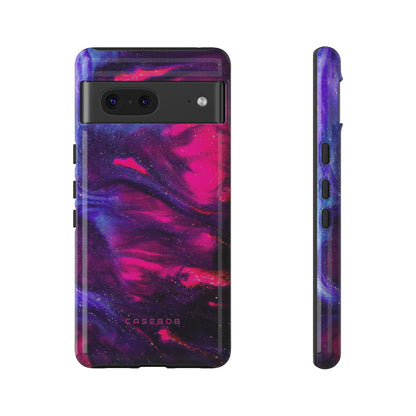 Deep Purple Ink Art - Protective Phone Case