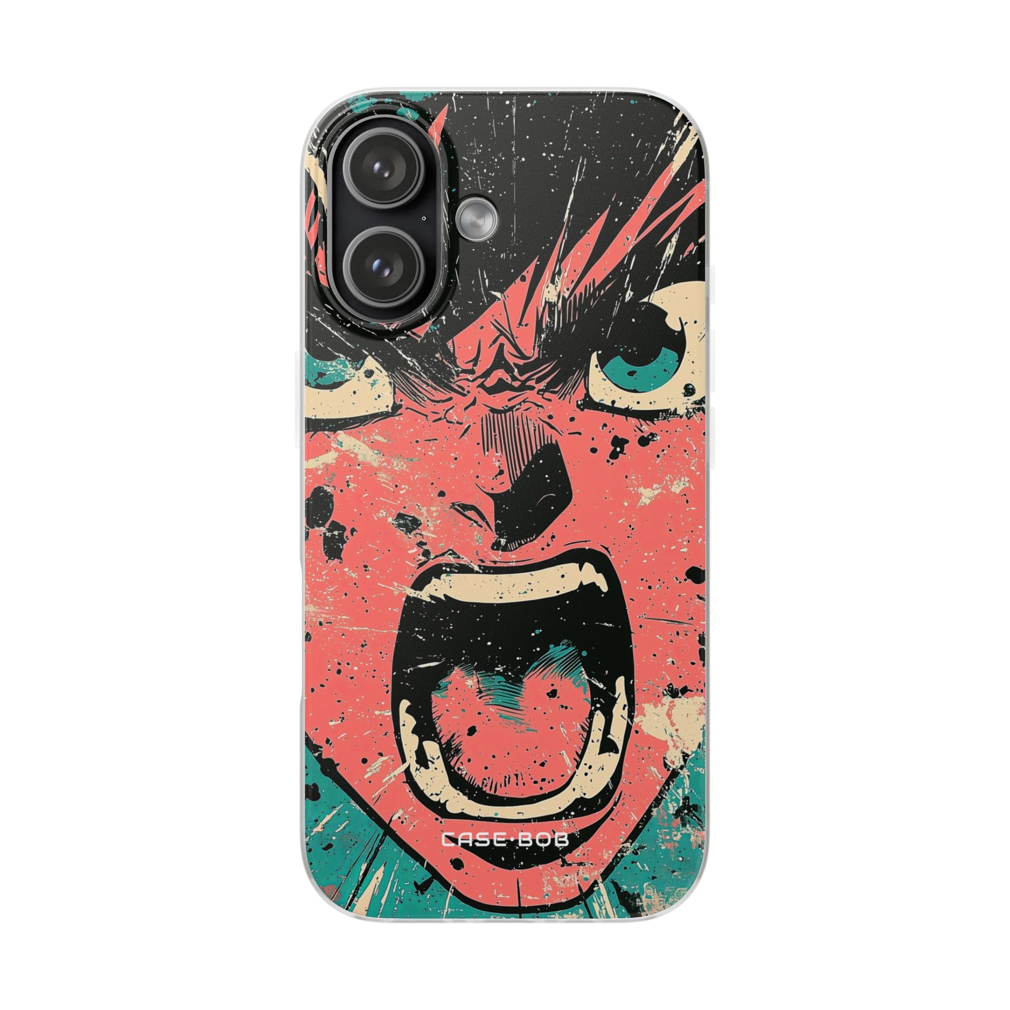 Screaming Face Pink iPhone 17 Case - Soft