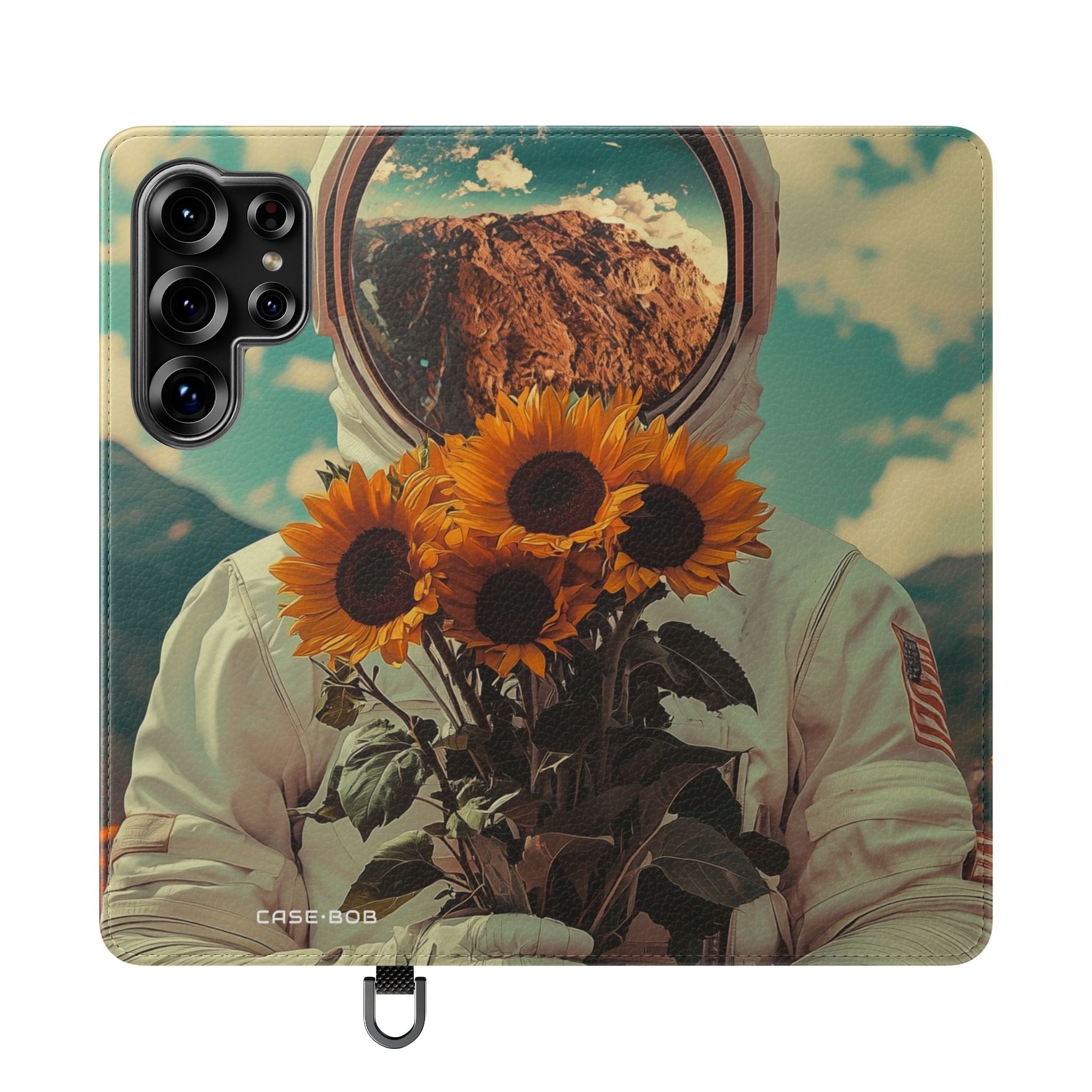 Sunflower Astronaut - Samsung S25 Ultra Case - Wallet