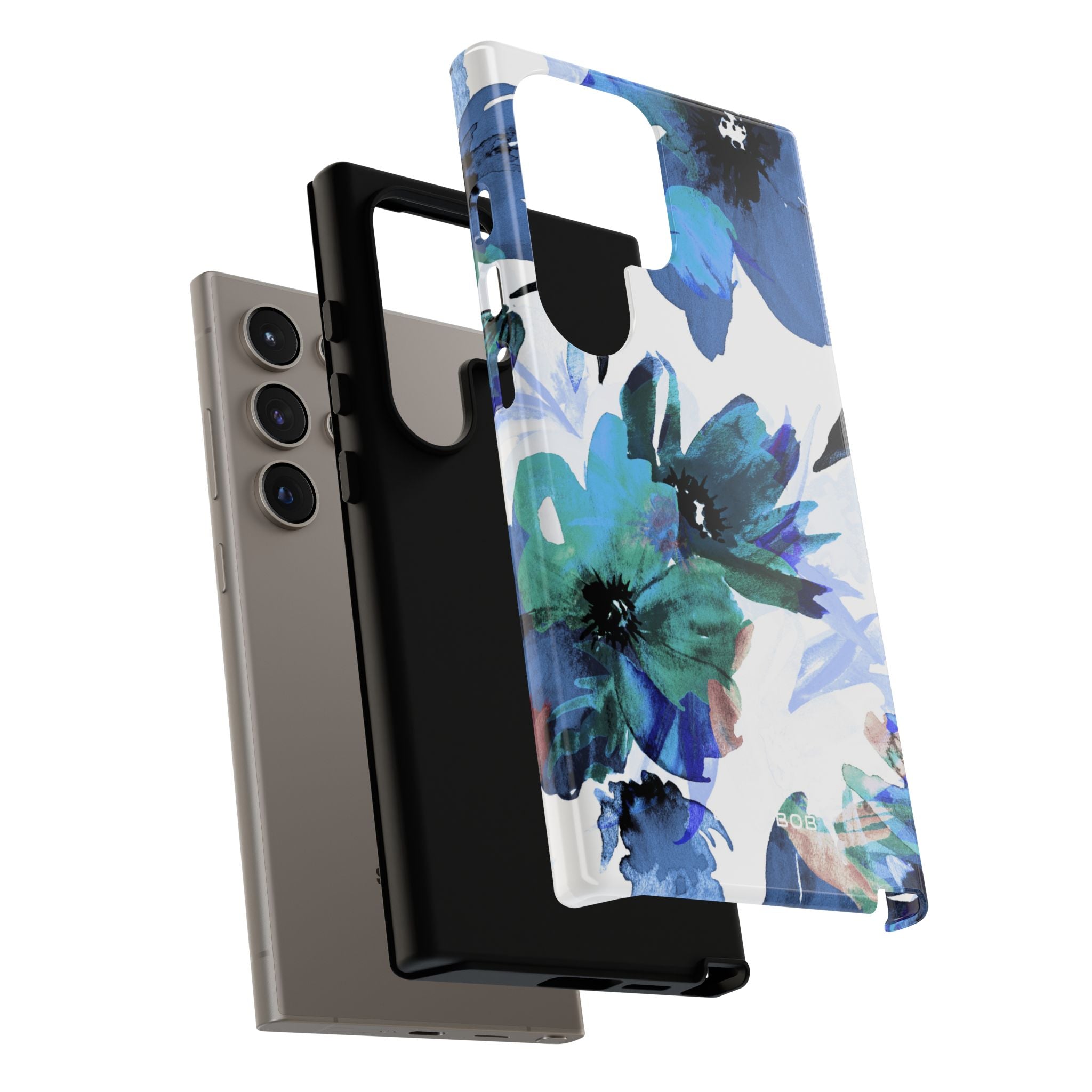 Blue Blossom Radiance Samsung S24 Ultra Case - Tough