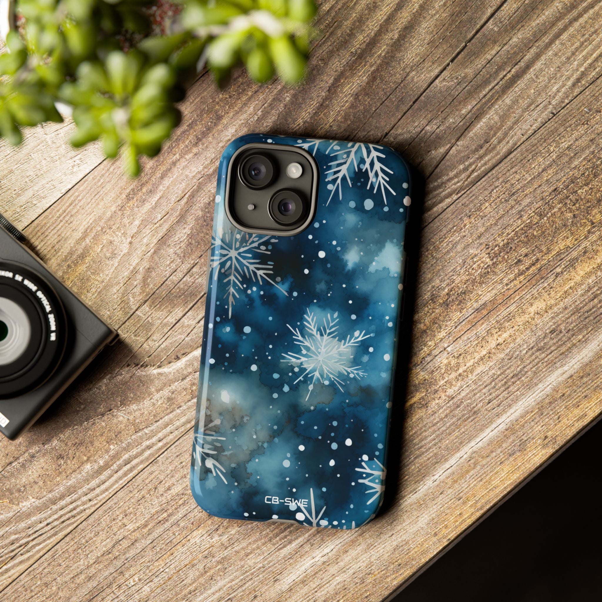 Snowflakes Dance Gracefully - iPhone Case