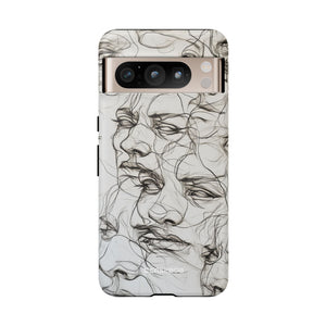 Ethereal Faces | Protective Phone Case for Google Pixel