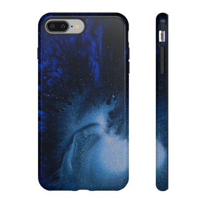 Winter Blue Ink Art - Protective Phone Case