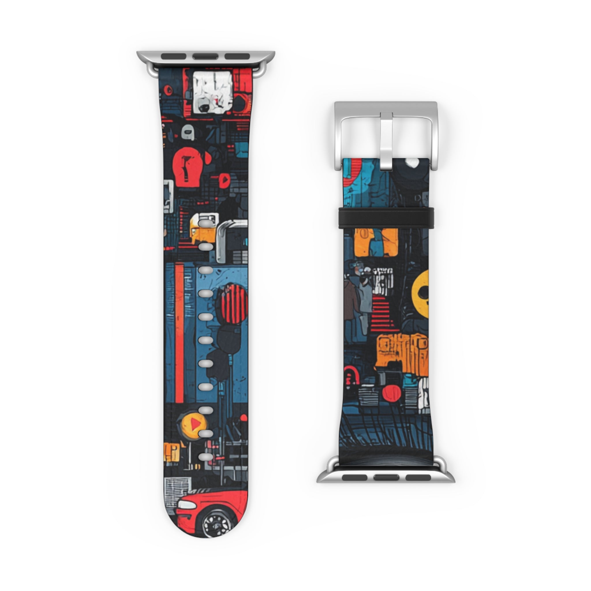 Blue Gaze Mosaic - Watch Band