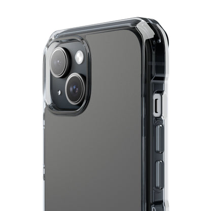 Dim Gray - Clear Impact Case for iPhone