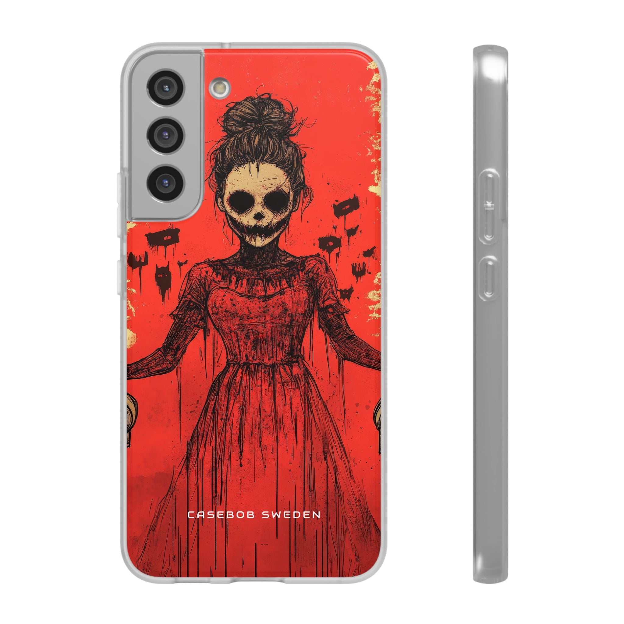 Haunting Scarlet Descent Samsung S22 - Flexi Phone Case