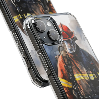 Firefighter In Motion iPhone Case - Impact