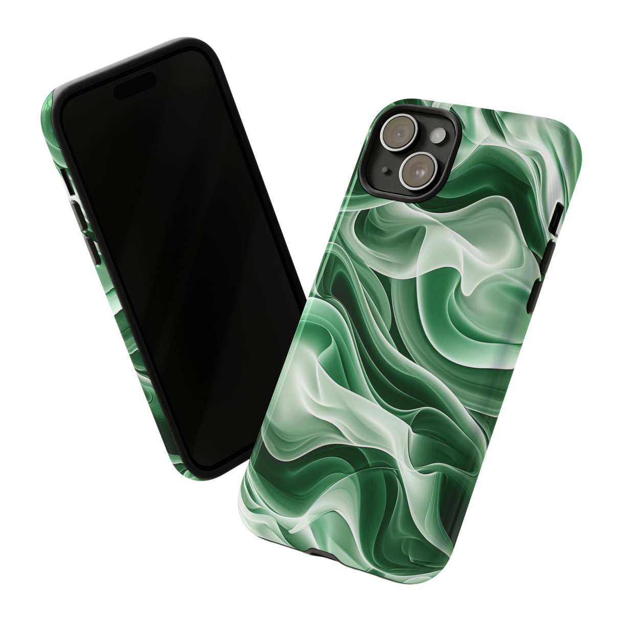 Verdant Wave Elegance - Schutzhülle fürs Telefon