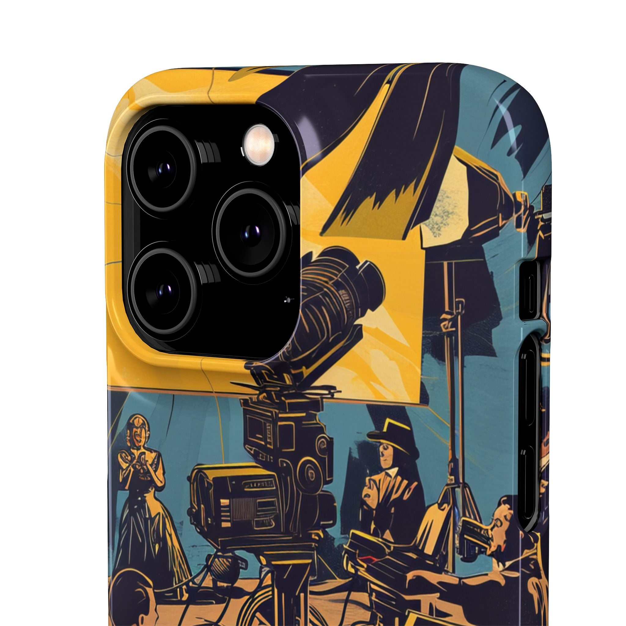 Golden Era Cinematic Spotlight iPhone 14 - Slim Phone Case