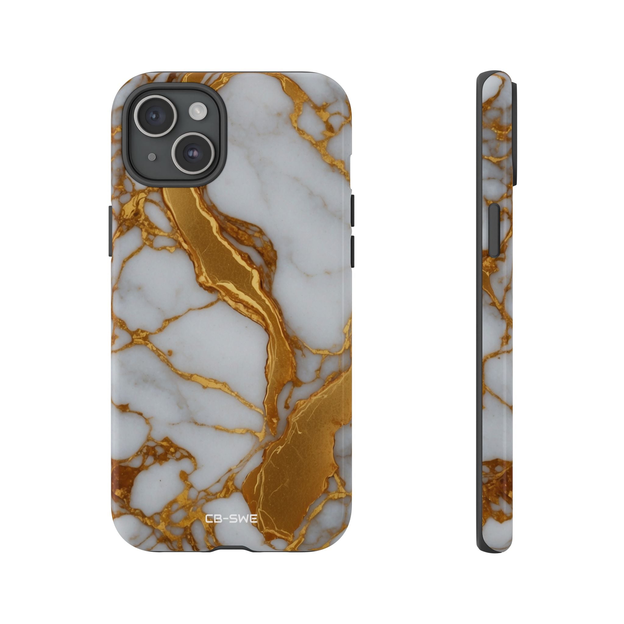 Golden Veins Flow - iPhone Case