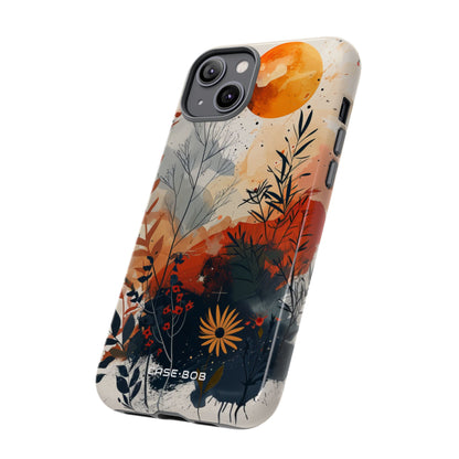 Orange Solstice iPhone 14 Plus Case - Tough