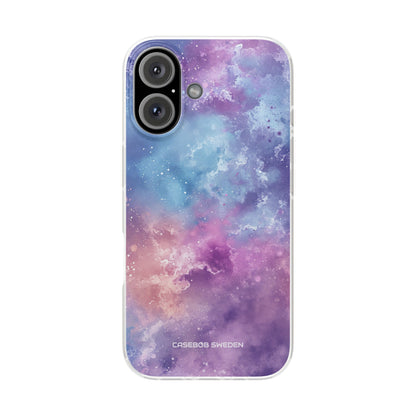 Cosmic Nebula Swirls - Flexi iPhone 16 Phone Case