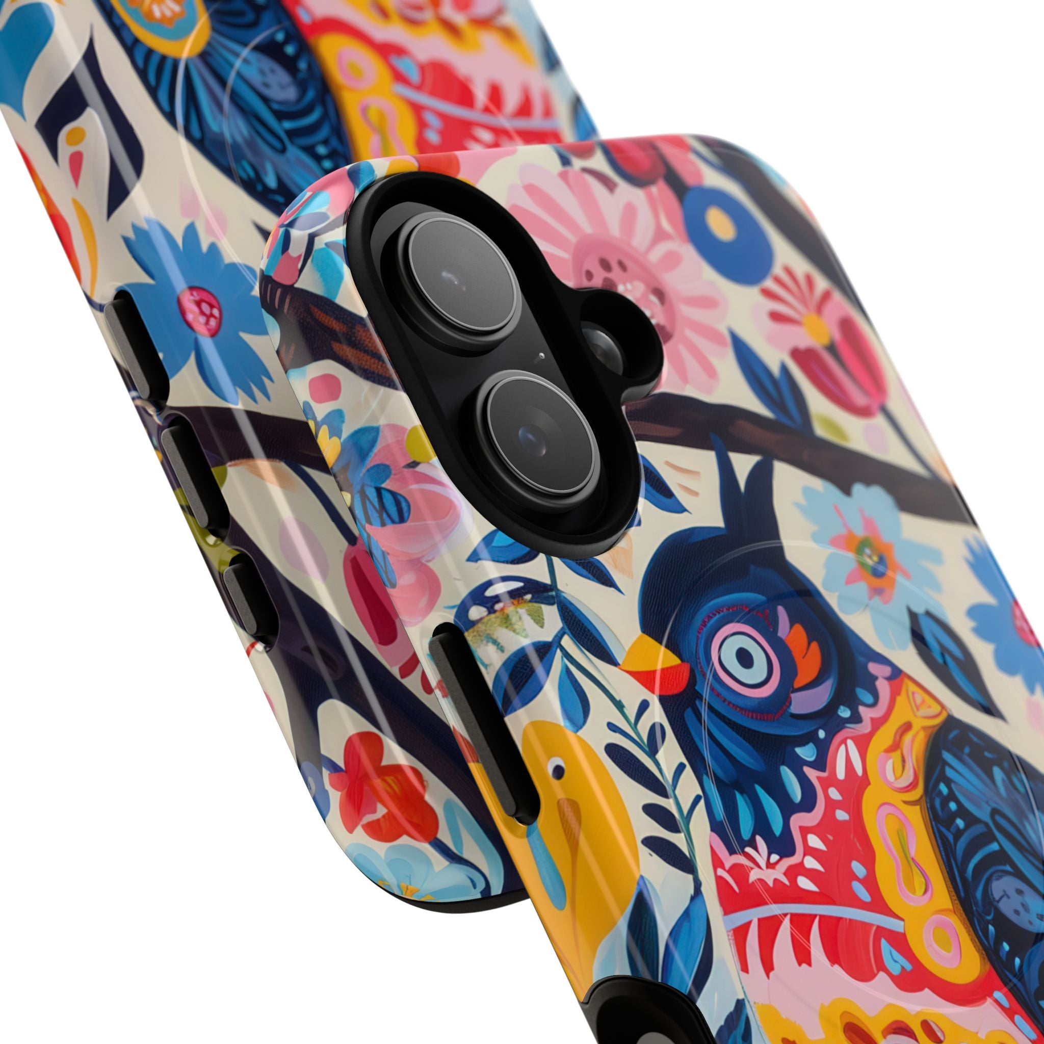 Owl Bloom iPhone 17 Case - Tough+