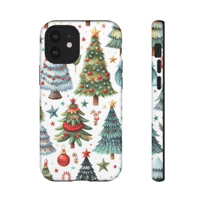 Whimsical Trees Sparkle - iPhone Case