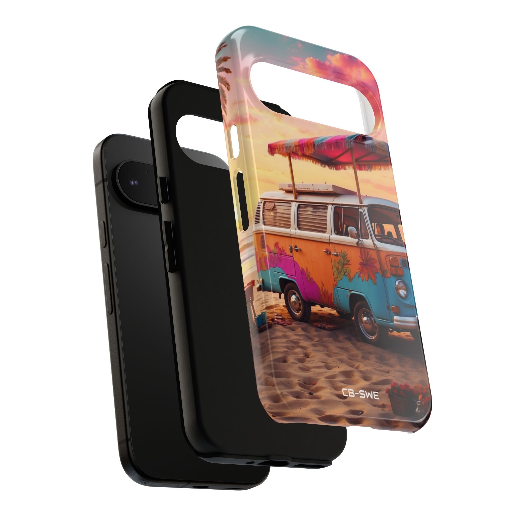 **Van Rests at Shore** - Google Pixel Case