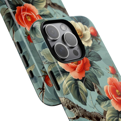 Vintage Floral Romance iPhone 15 | Tough+ Phone Case