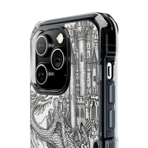 Dragon's Ascent - Phone Case for iPhone (Clear Impact - Magnetic)