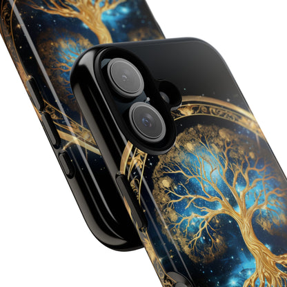 Cosmic Tree Radiance - iPhone Case