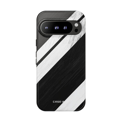 Distressed Stripe Motion Google Pixel 9 Pro Case - Tough