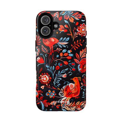 Vivid Birdscape iPhone 16 Plus Case - Tough+