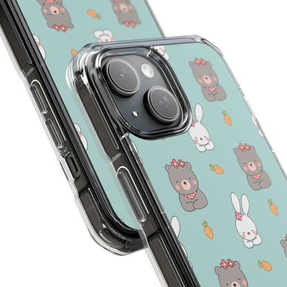 Bunnies Gather Carrots iPhone Case - Impact