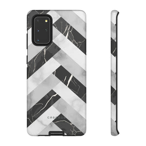 Grey Herringbone - Protective Phone Case