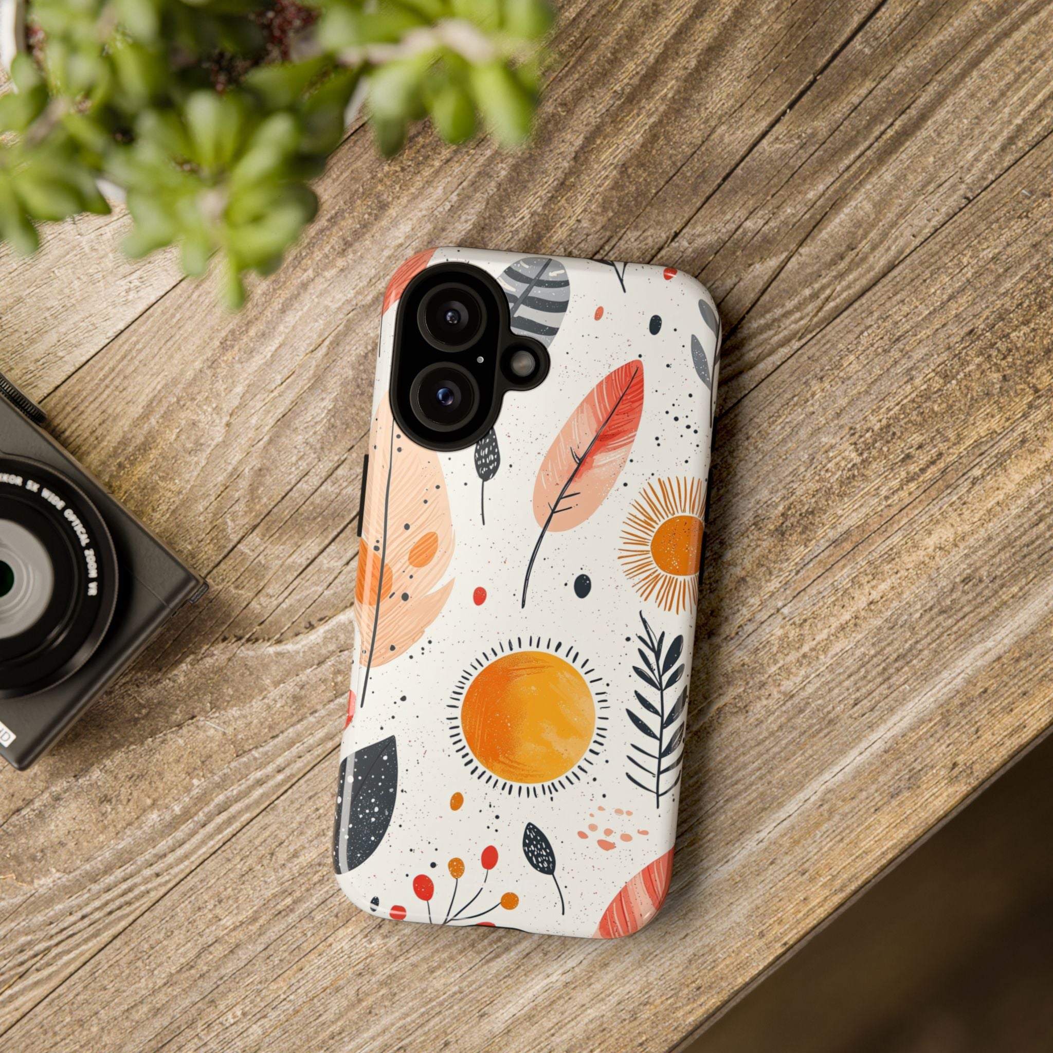 Sunlight Kisses Leaves - iPhone Case