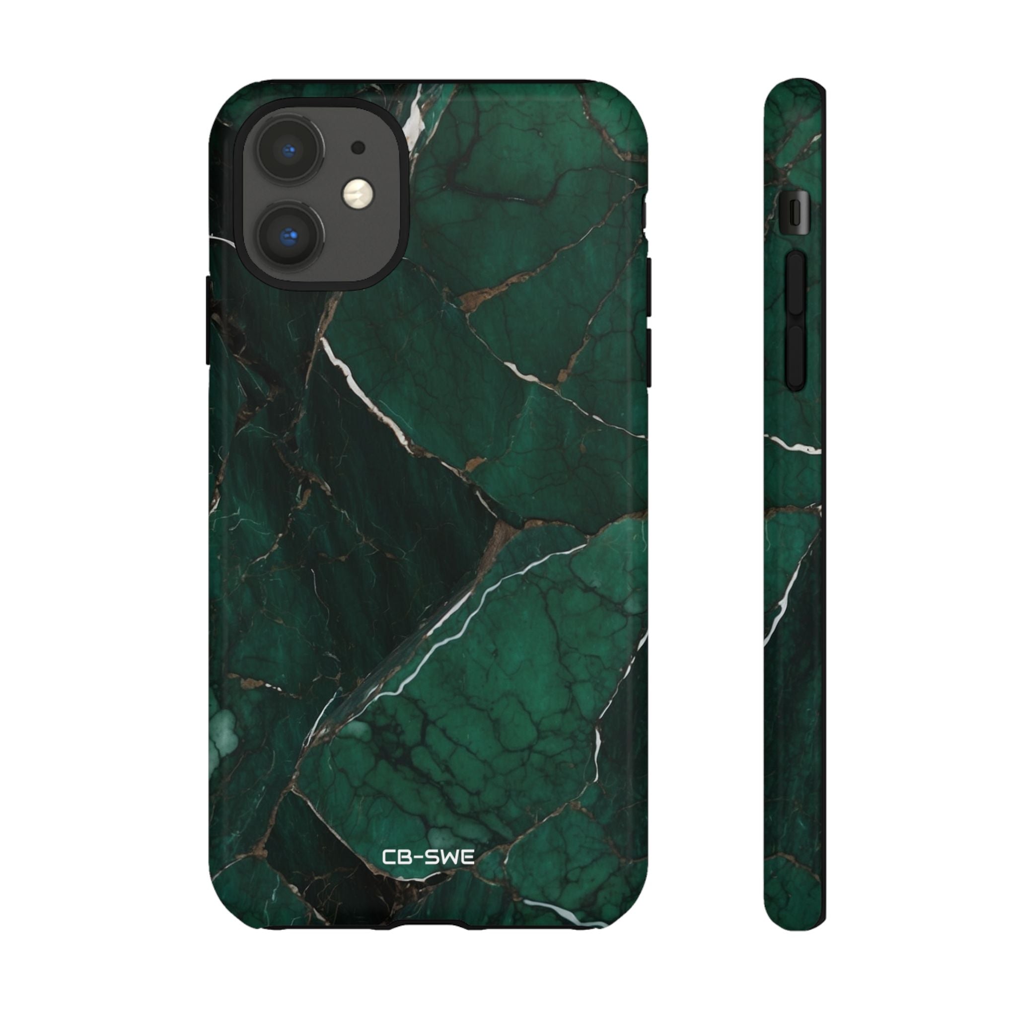 Emerald Veins Flow - iPhone Case