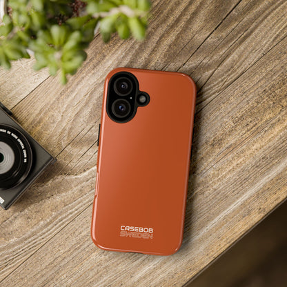 Gebrand oranje iPhone 16 - Tough
