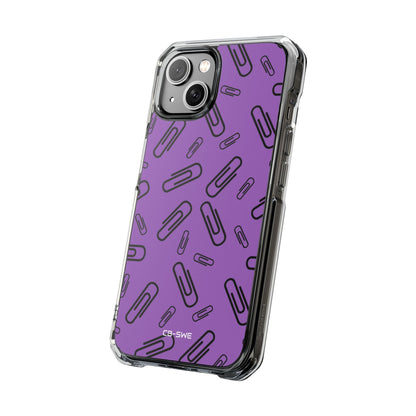 Paperclips Dance Playfully iPhone Case - Impact