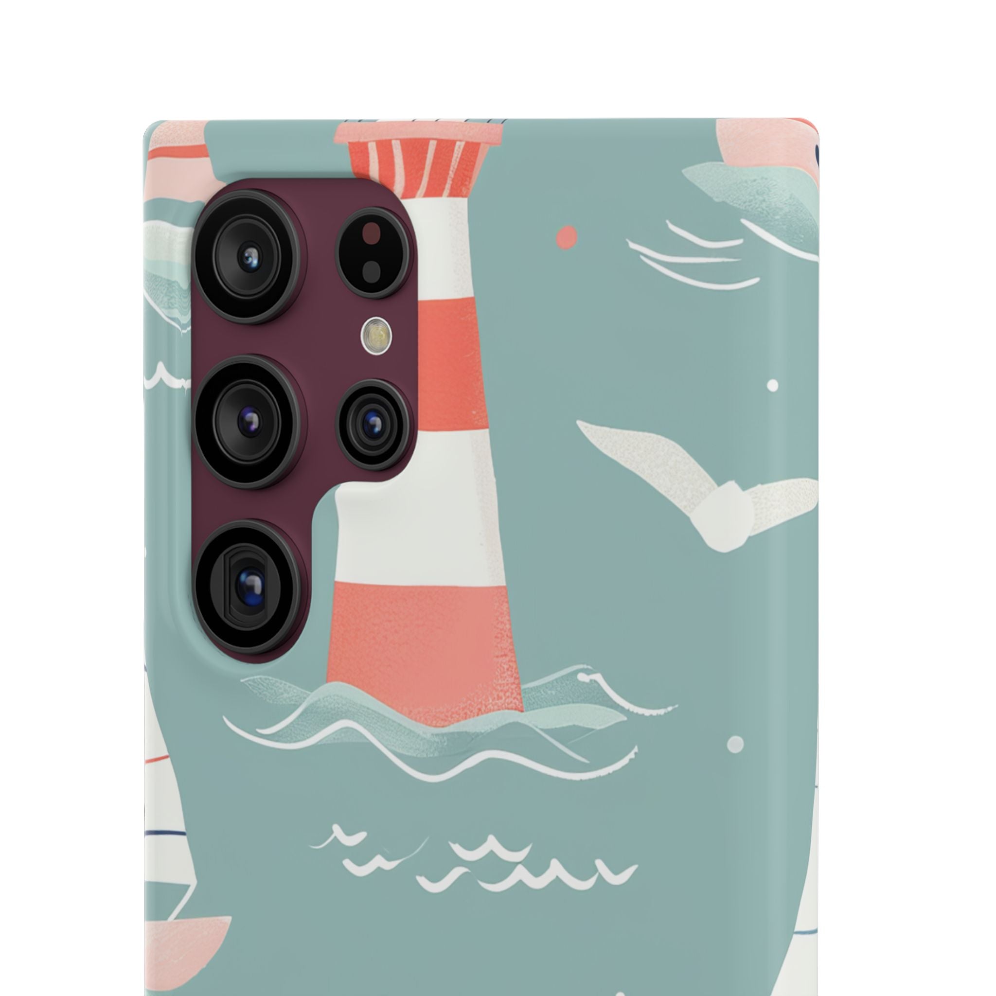 Lighthouse Nautical Charm - Slim Samsung S22 Phone Case