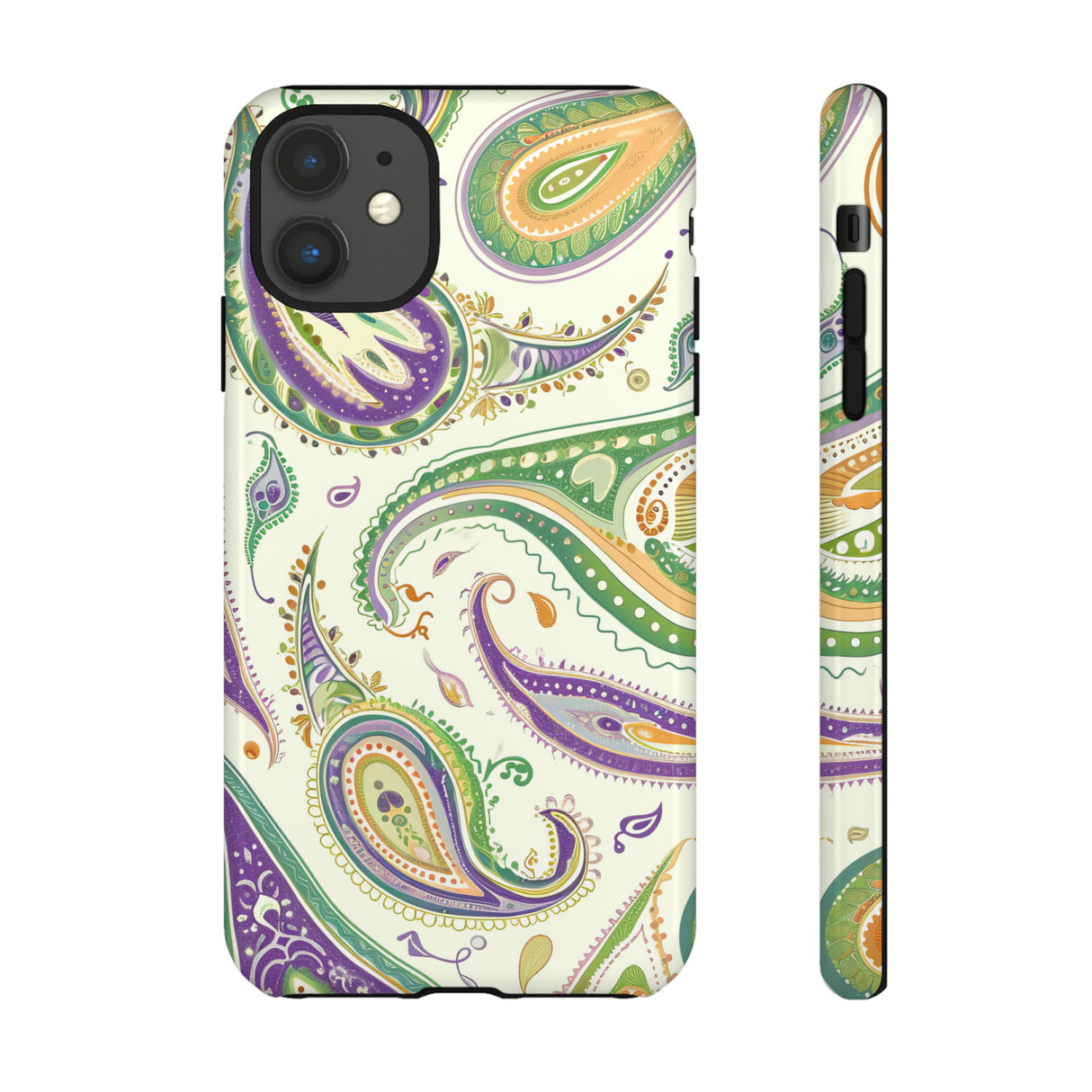 Paisley Pastell Eleganz - Schutzhülle fürs Handy