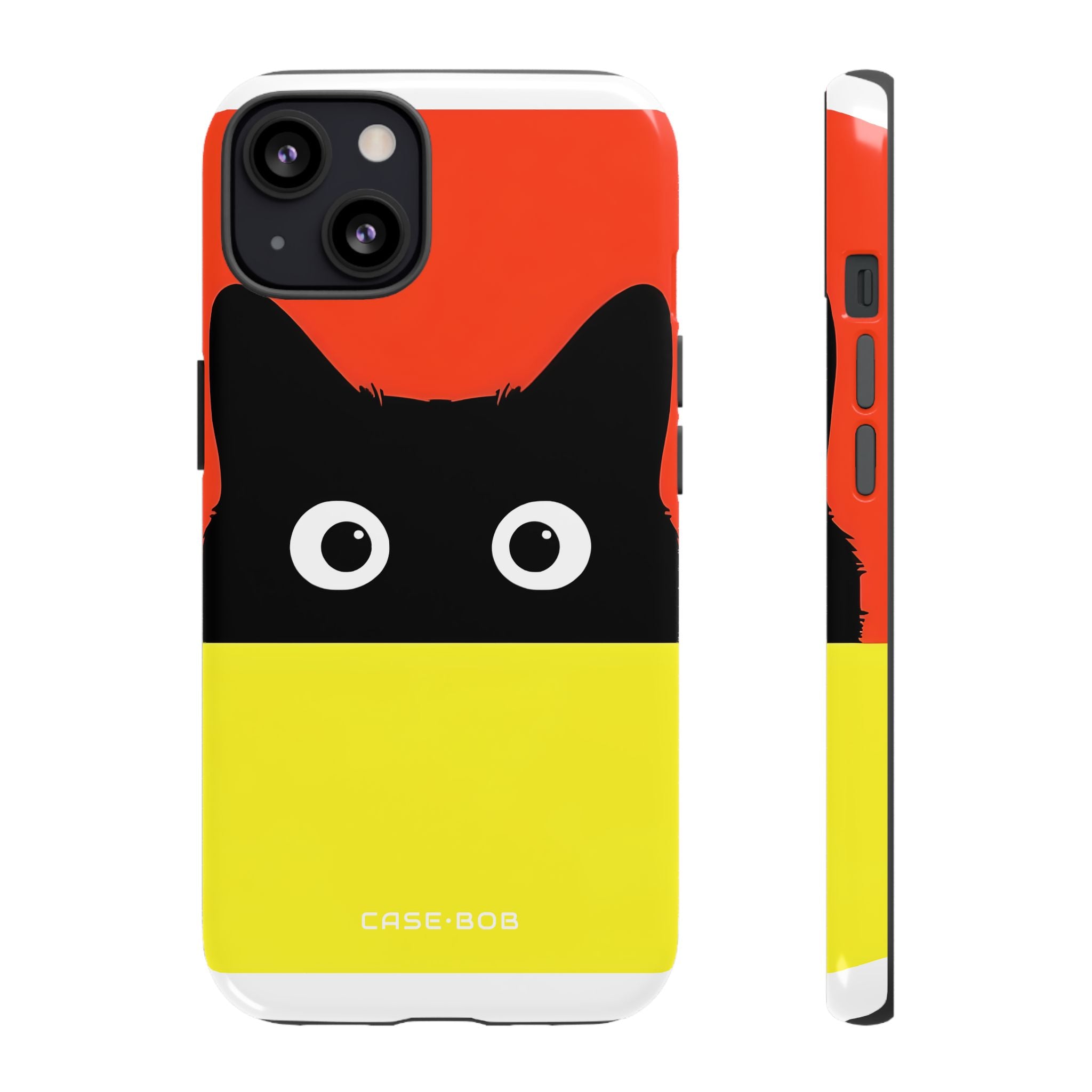 Peekaboo Cat Crimson iPhone 13 Case - Tough