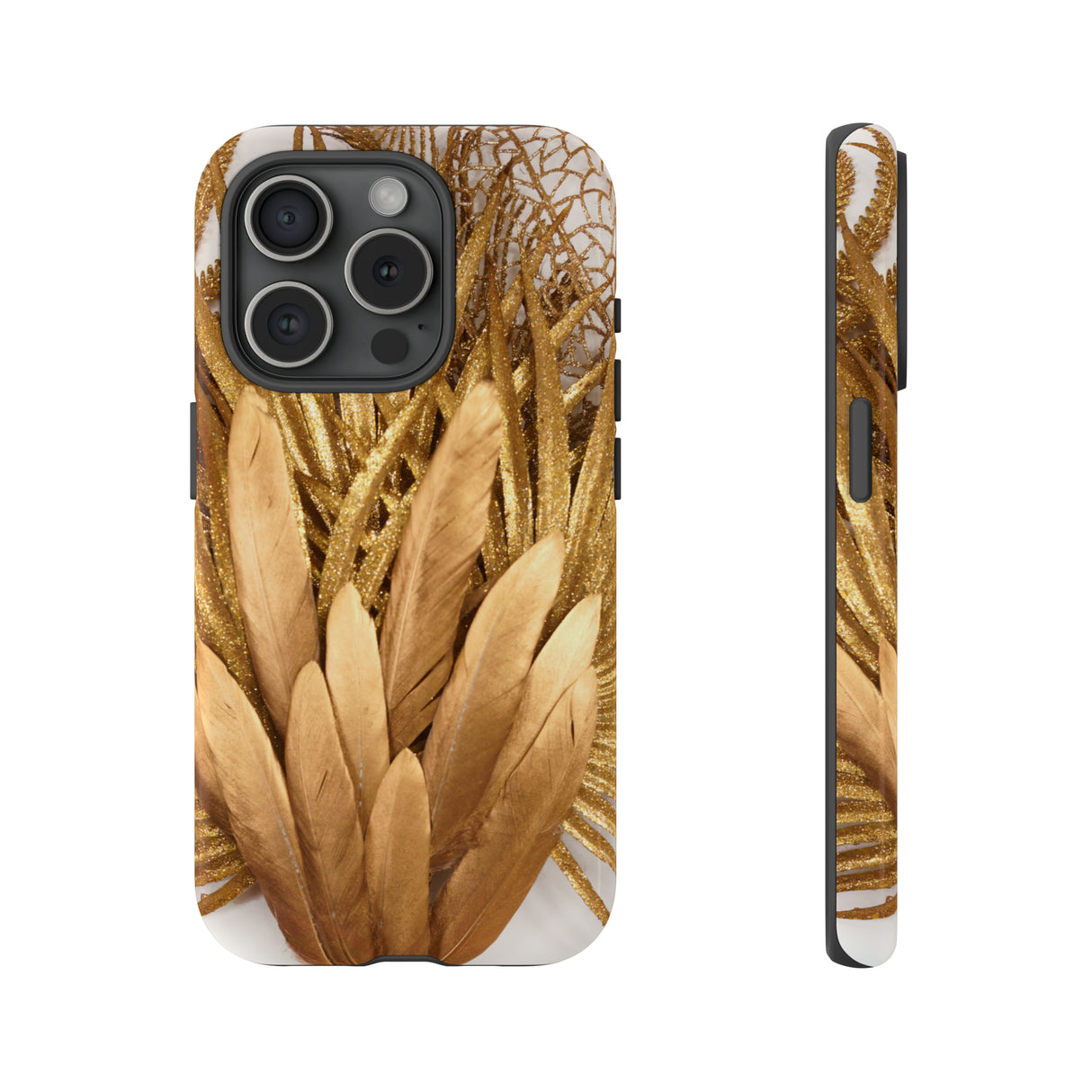 Gold Feather - Protective Phone Case