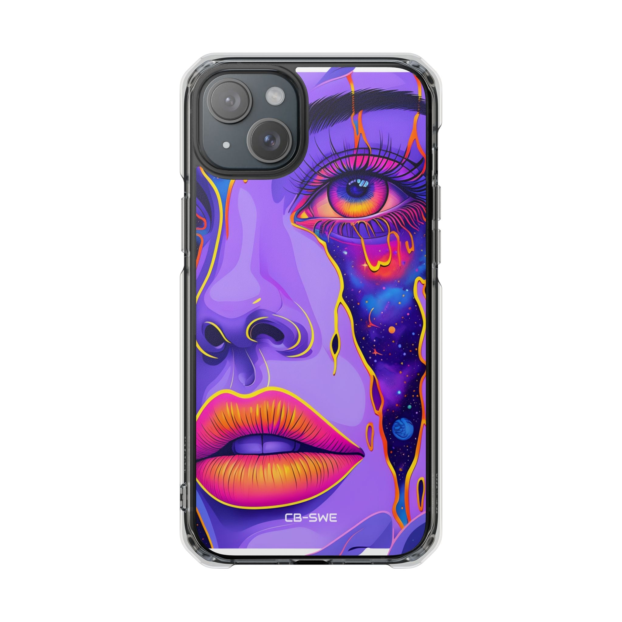 Cosmic Dreamscape Eye iPhone Case - Impact