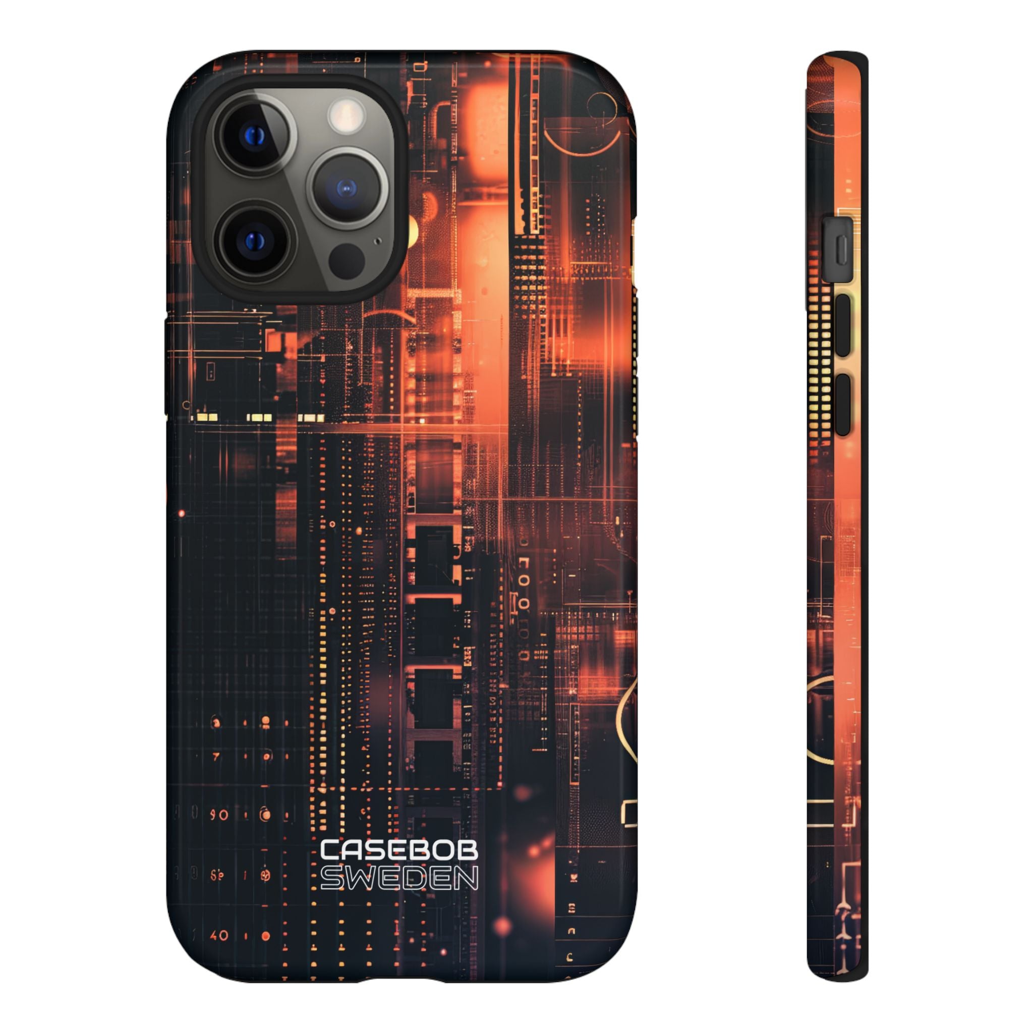 Neon Circuit Dreams iPhone 12 - Tough