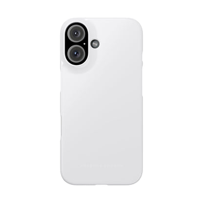 Ghost White iPhone 16 - Slim Phone Case